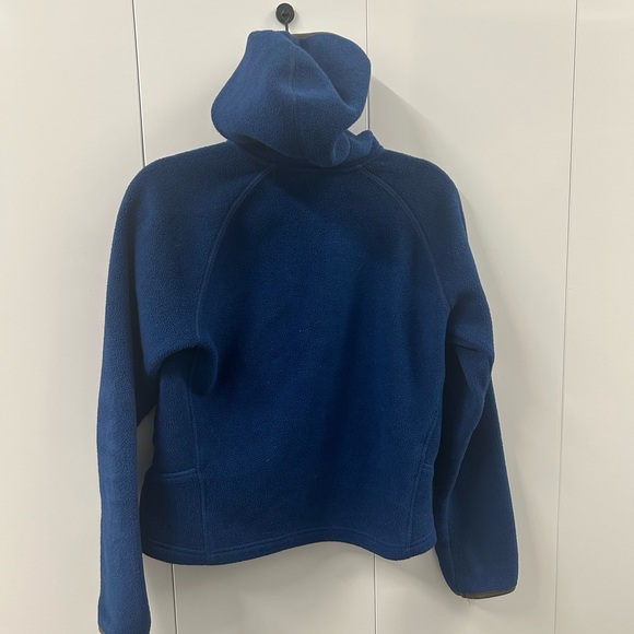 The North Face Hooded Blue Full Zip Womens Fleece Jacket, Size Small - Picture 2 of 12